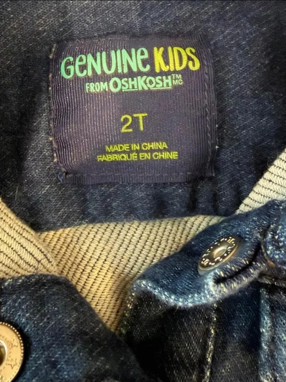 OshKosh B'gosh Blue Denim Jacket - Toddler 2T